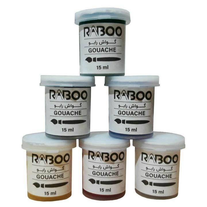 گواش 6 رنگ رابو کد 1-9624